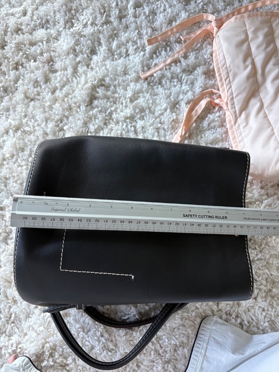 ? Danse Lente Jamie Black Leather Bucket Convertible Backpack main image 8